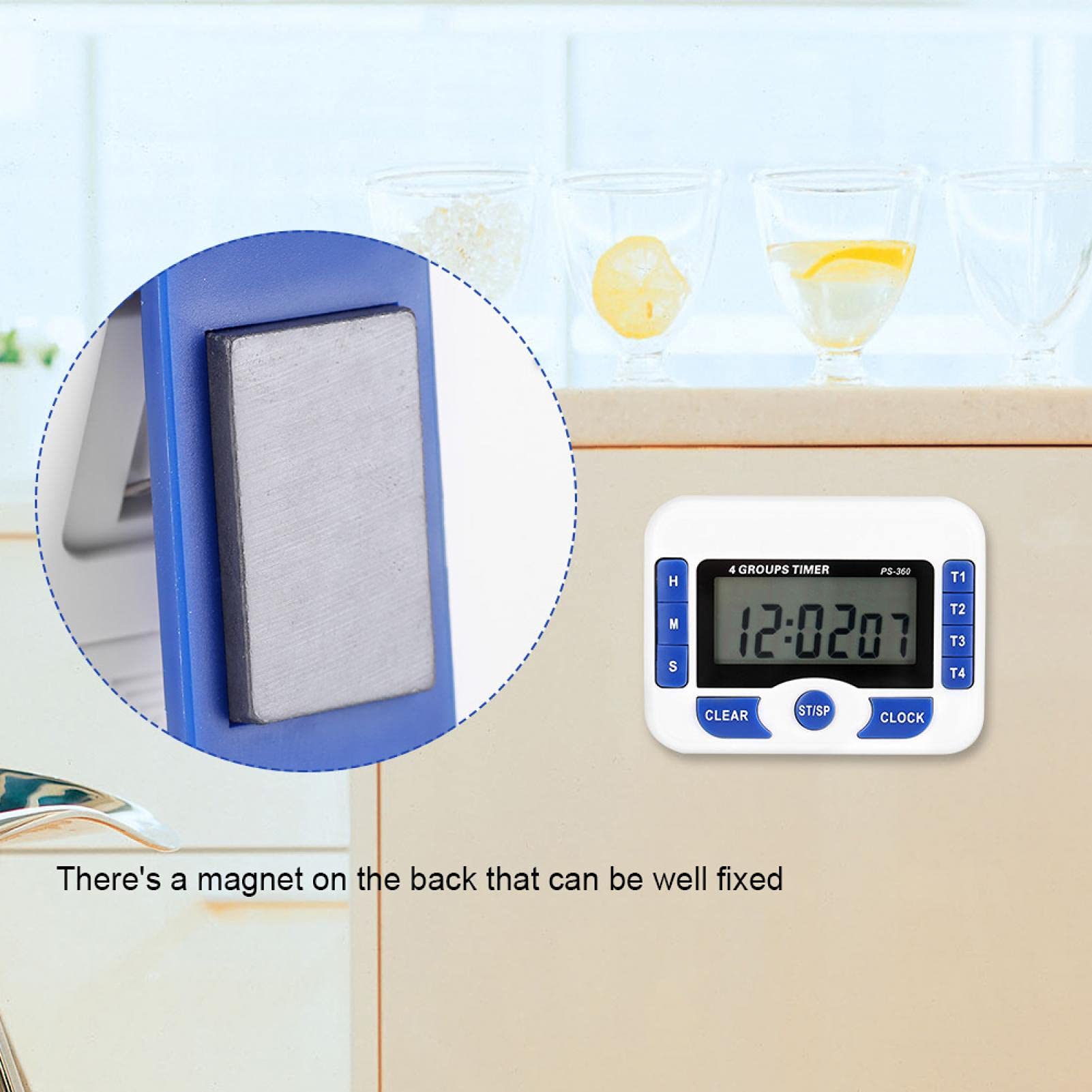 Timer Da Cucina Digitale Timer Di Gruppo Indipendente A 4 Canali