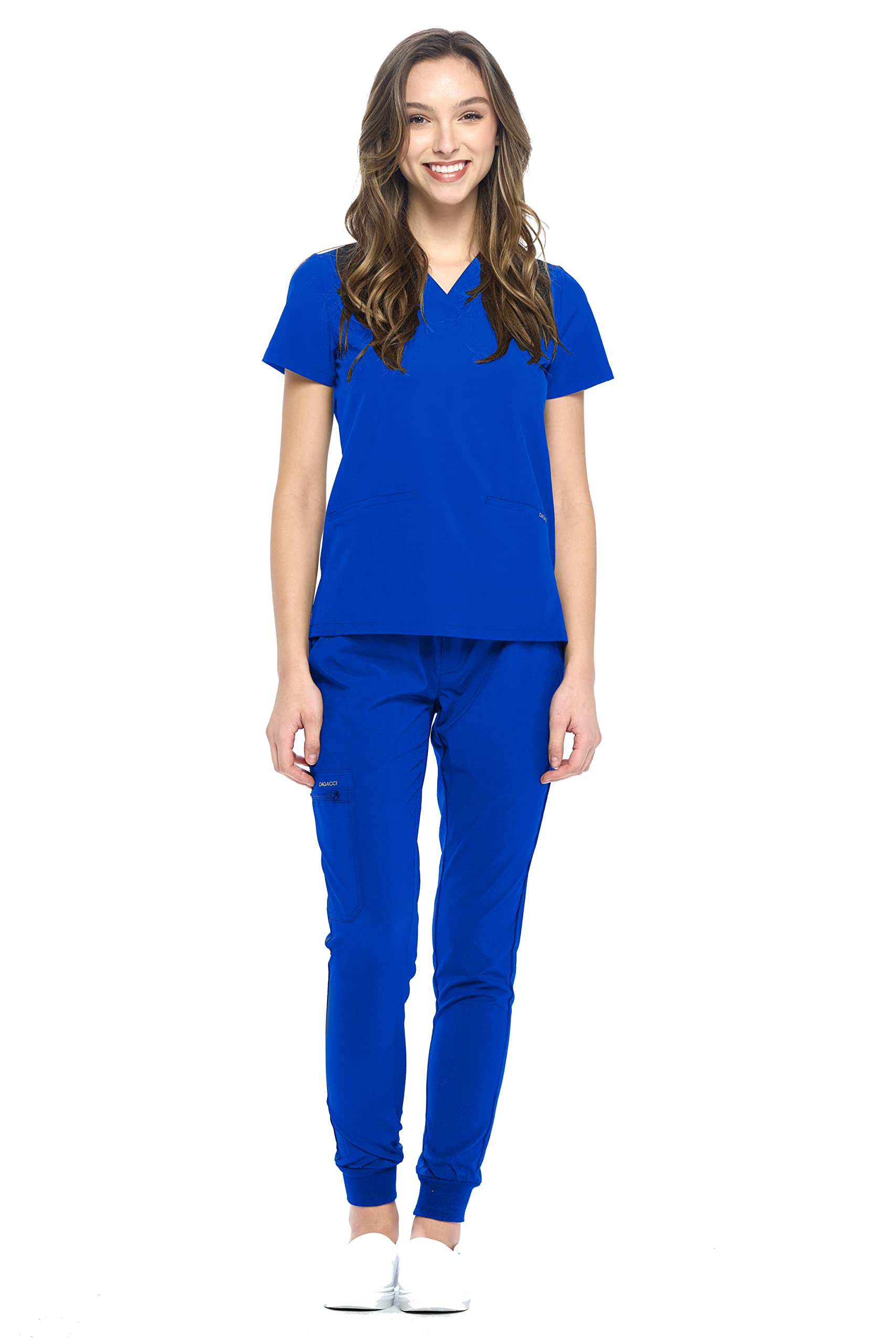 Dagacci Medical Uniform Women and Men Unisex 4Way Stretch Jogger Scrub