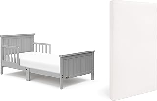 Graco Bailey Toddler Bed with Premium Foam Crib and Toddler Mattress