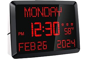 Digital Wall Clock: The Perfect Calendar Planner for Your Home or Office
