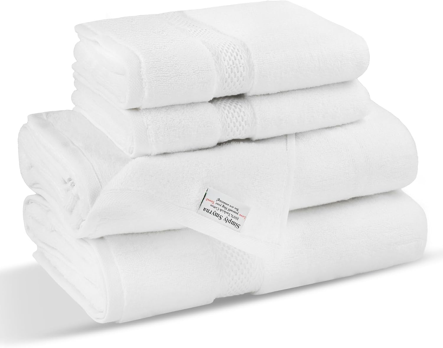 100% Turkish Cotton Zero Twist High Absorbent Super Soft Turkish Bath Towels -Charcoal Grey (Anthracite) White, Cream, Light Grey, Beige - 4pcs Towel Set (Beige)