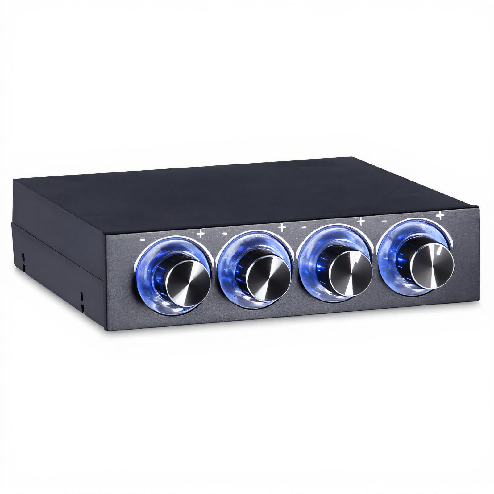 Controller Ventole PC 4 Canali &ndash; 3 Pin + 4 Pin Con LED Blu