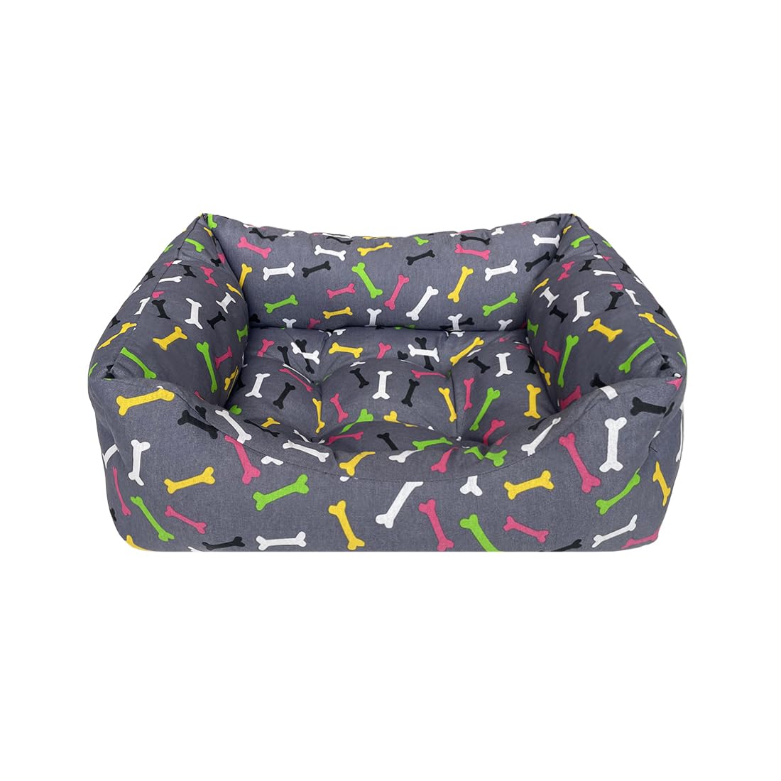 Acomoda Textil – Cama para Perros de Tela, Cuna para Mascotas Resistente y Lavable. Cojín Colchoneta para Perros y Gatos Antideslizante, Cómodo, Mullido, Adaptable y Duradero. (Pequeño, 52x42x20 cm)
