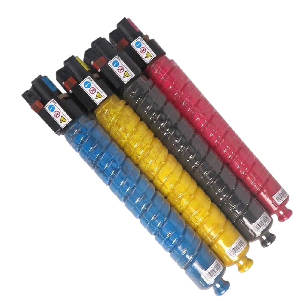 Set 4 Cartucce Toner Compatibili Con SPC820 SPC821 Color Copier