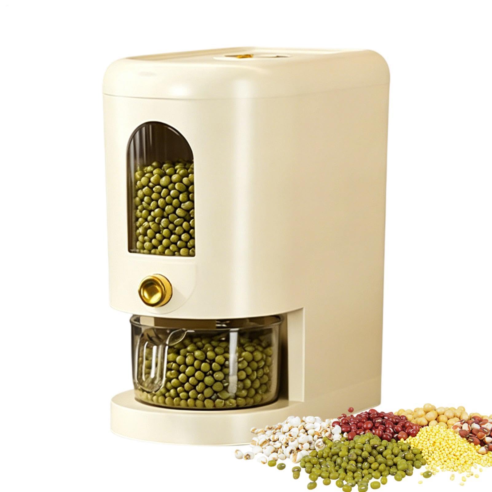 Dispenser Per La Conservazione Del Riso Sigillato 5 Kg Con Coperchio E