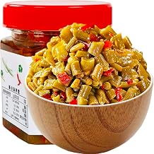 Pickled Mixed Vegetables,Chili sauce and paste,Chinese pickled vegetables,breakfast side dishes,Ready to eat Spicy Snack,Mixed Noodles Sauce Sour beans 280g,1 can