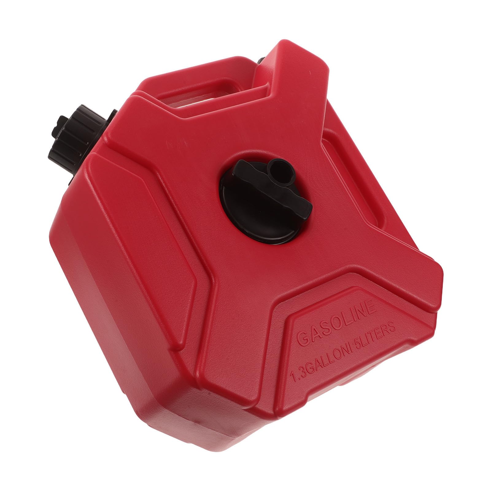 Toyvian Contenedor de Combustible 5l para Motos y Coches, Plástico Metal