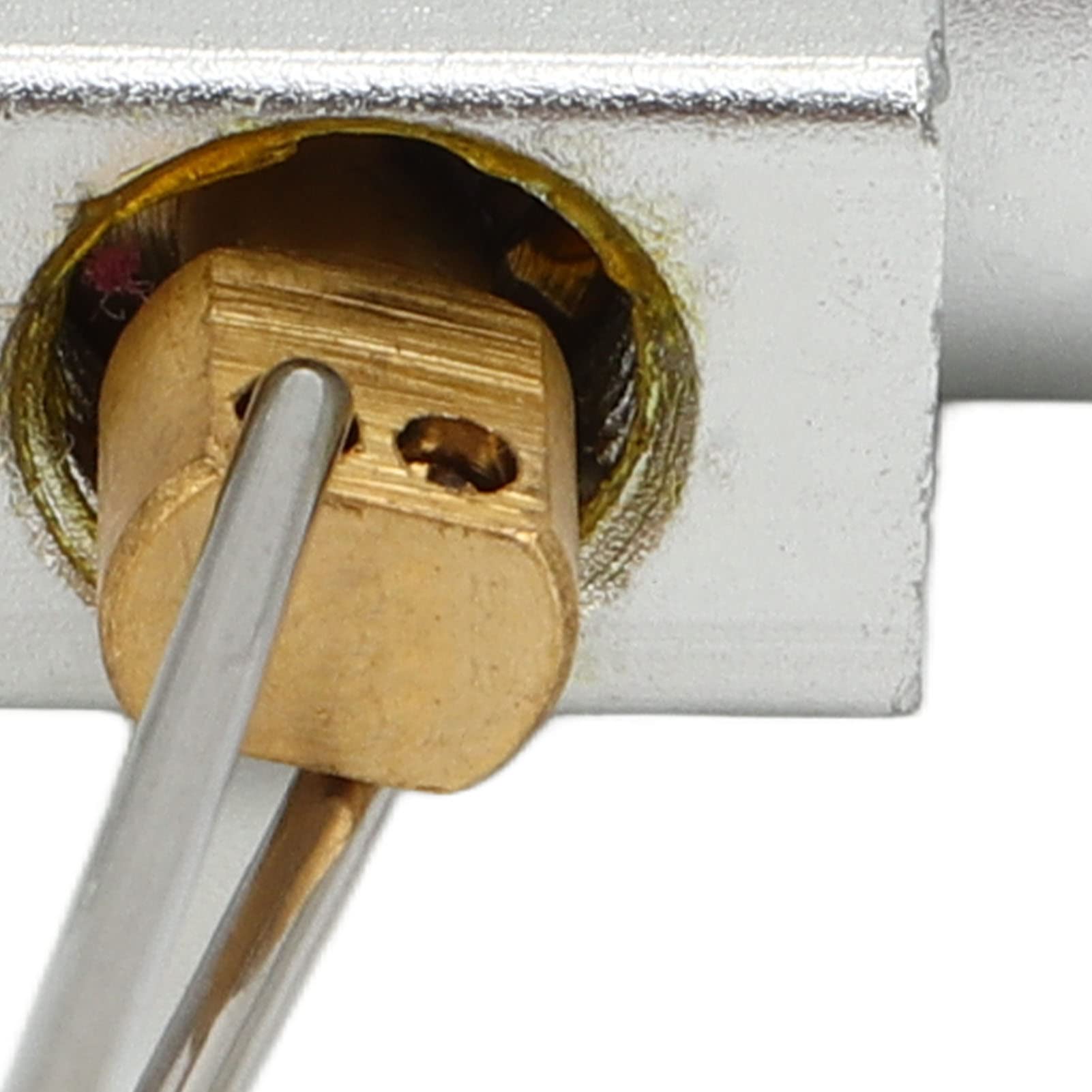 Pilipane Outdoor Gas Tank Refill Valve Aluminum Alloy Frosted Gas Tank Mutual Filling Joint for Camping Hiking