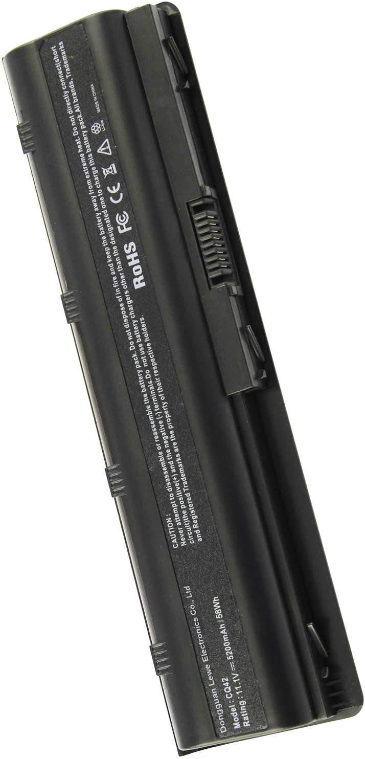 HP Laptop Battery Replacement for 593553-001 593554-001 MU06 MU09 G32 G42 G42T G56 G62 G72 G4 G6 G6T G7 Compaq Presario CQ32 CQ42 CQ43 CQ430 CQ56 CQ62 CQ72 DM4 DV3 DV5, 11.1V 4400mAh