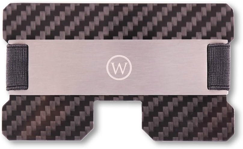WALLETOLOGY, Carbon Fiber RFID Blocking Minimalist Slim Card Holder Wallet with FREE Bottle Opener