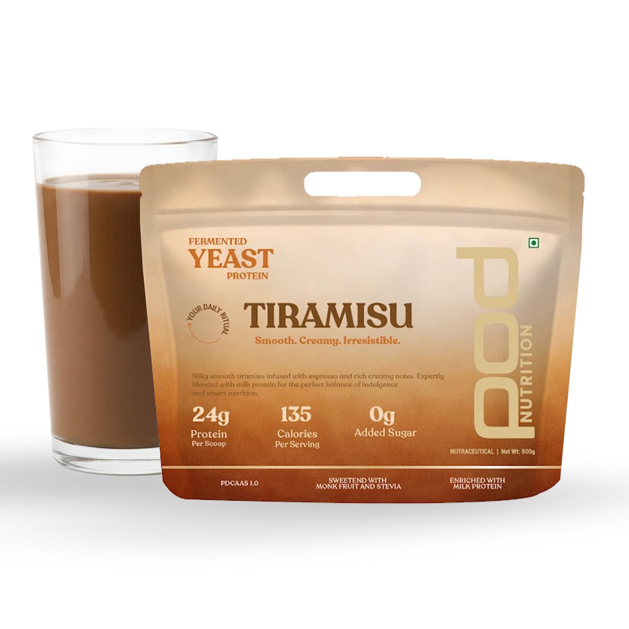 Yeast Protein Powder – Chocolate Peanutbutter | 24g Protein per Serving | Fermented Yeast Protein | 0g Added Sugar | Monk Fruit & Stevia | Plant-Based Protein Alternative | 500g — Amazon image 9