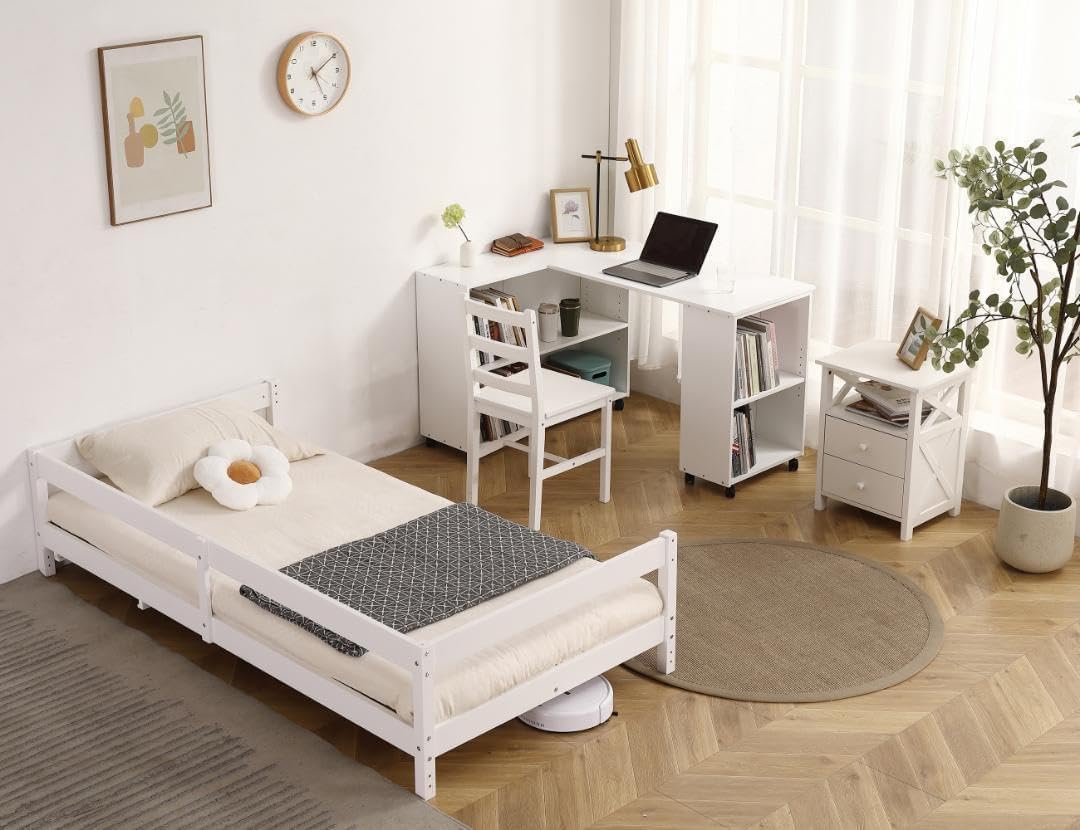 10cmマットレス付き】 システムベッド ロフトベッド 木製 シングル