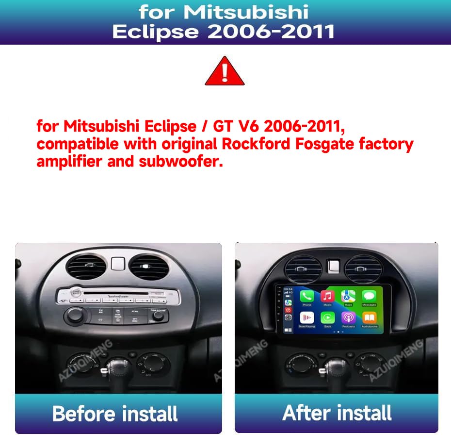 Amazon.com: 8CORE 2+32GB Android 14 Car Radio Stereo for