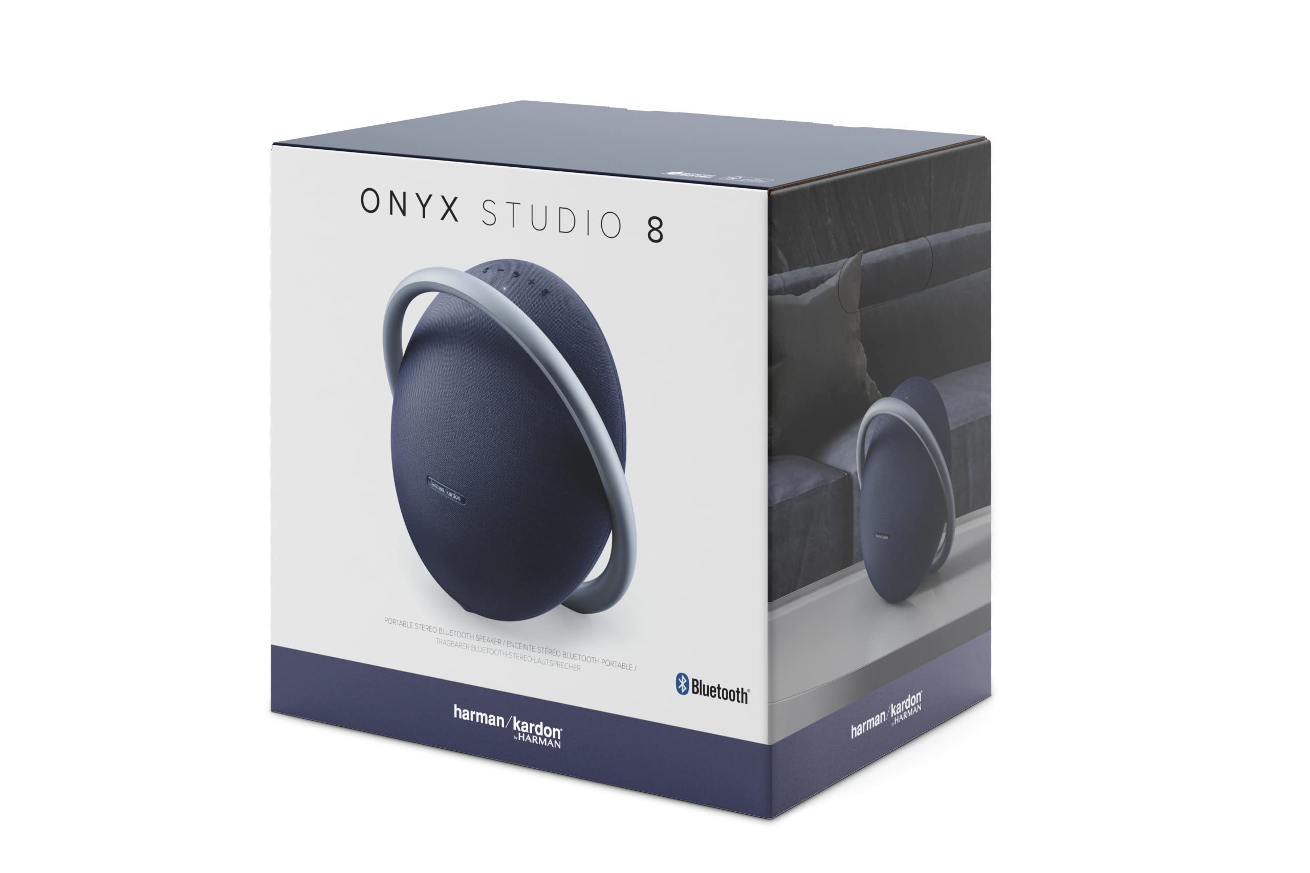 Harman Kardon Onyx Studio 8 Portable Speakers, Blue : Amazon.sg