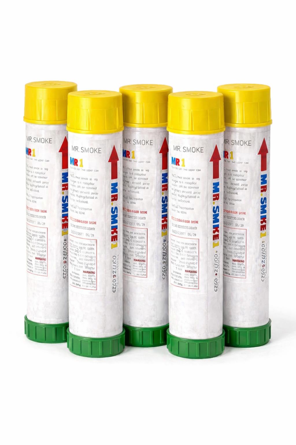 Fumogeni Colorati Smoke 1, Categoria 1, Confezione da 5 Pezzi