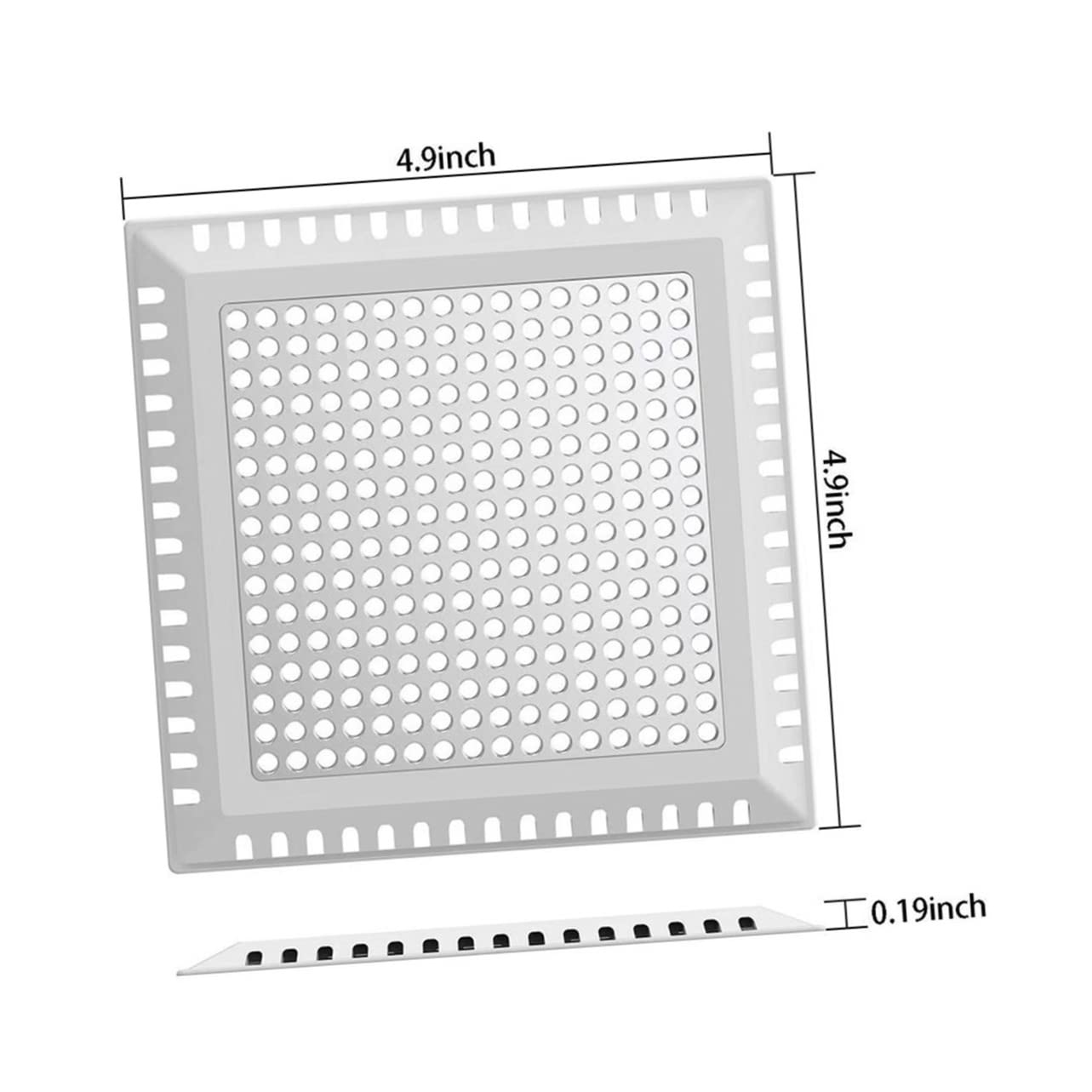 DOITOOL 5 Stücke Haarfänger Abflussstopfen Für Badezimmer Robustes Material Schützt Die Kanalisation Einfach Zu Sauberes Haar Auffangen