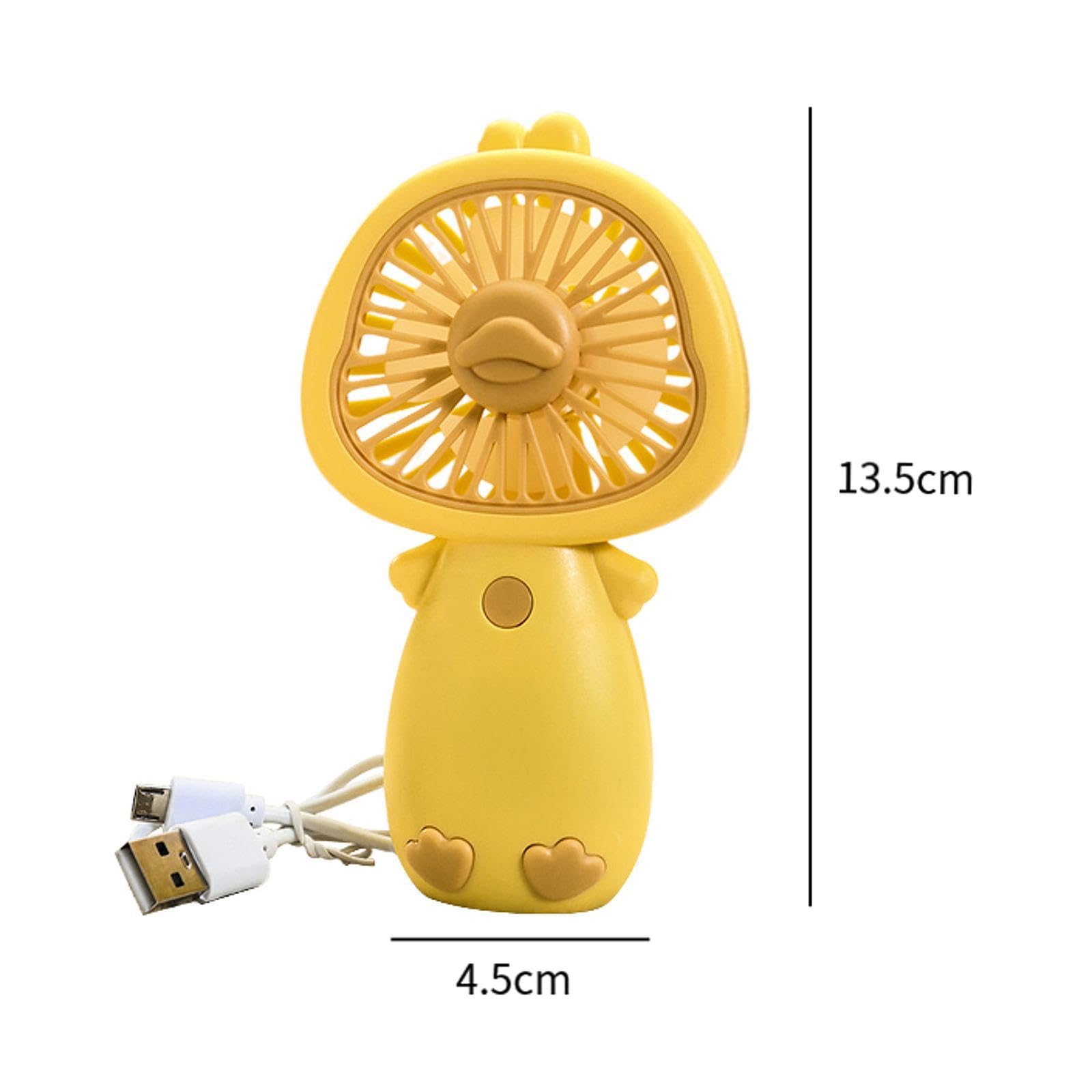 Mini Ventilatore Portatile USB, Silenzioso, con Tre Velocità, Compatto, in Materiale PP, Ideale per, 6 pezzi