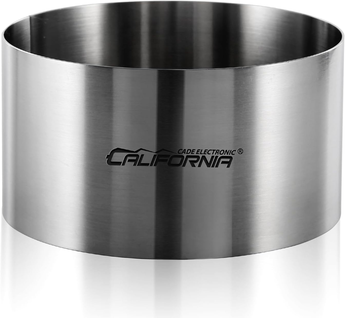 CALIFORNIA CADE ELECTRONIC Cake Ring, 6 Inch Cake Rings for Baking, 15CM Fixed Round Stainless Steel Cake Mold - Cake Baking Supplies