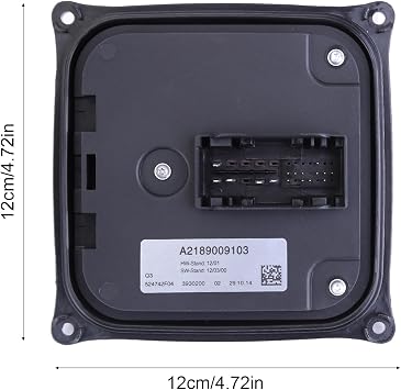 2PCS Xenon HID Ballast Headlight Control Unit Module for Mercedes-Benz C Class W204 2010-2014, for CLS Class W218 2011-2014, HID Headlight Headlamp Ballast Replace A2189000002 A2189009901 A2189009103