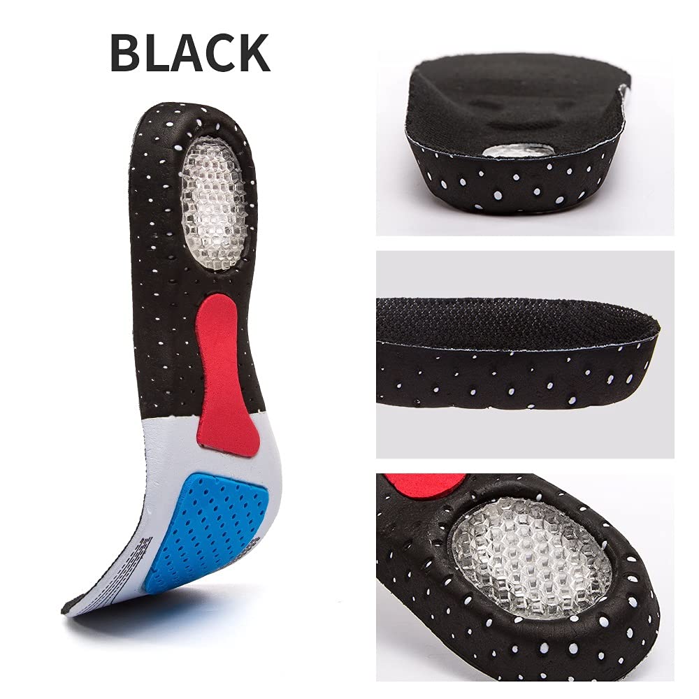 Solette di Gel di silice di Modo da Uomo in Gel di silice High Sport Sport Scarpe da Corsa Solette (35-46)(Size 35-40)