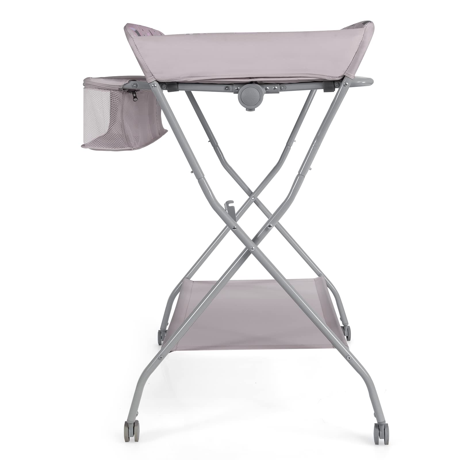 Buy COSTWAY Baby Changing Table, Folding Diaper Care Station with 4