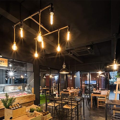 Miniatura 3 de XININSUN Bombilla LED T10, bombillas tubulares LED regulables de 8 W, equivalente a 75-100 vatios, 850 lm, vidrio transparente, bombilla base E26,