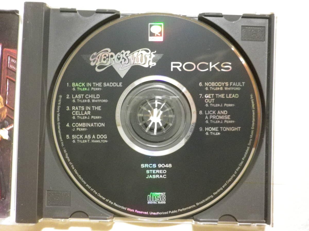 Amazon.co.jp: 『Aerosmith/Rocks(1976)』(1996年発売,SRCS-9048,廃盤
