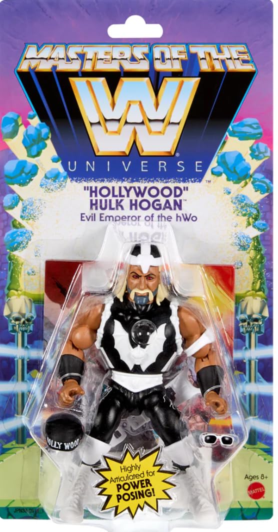 WWE X Masters of the Universe 'Hollywood' Hulk Hogan Evil Emperor Of The hWo Series 9 Mattel Wrestling Action Figure Toy Wrestler