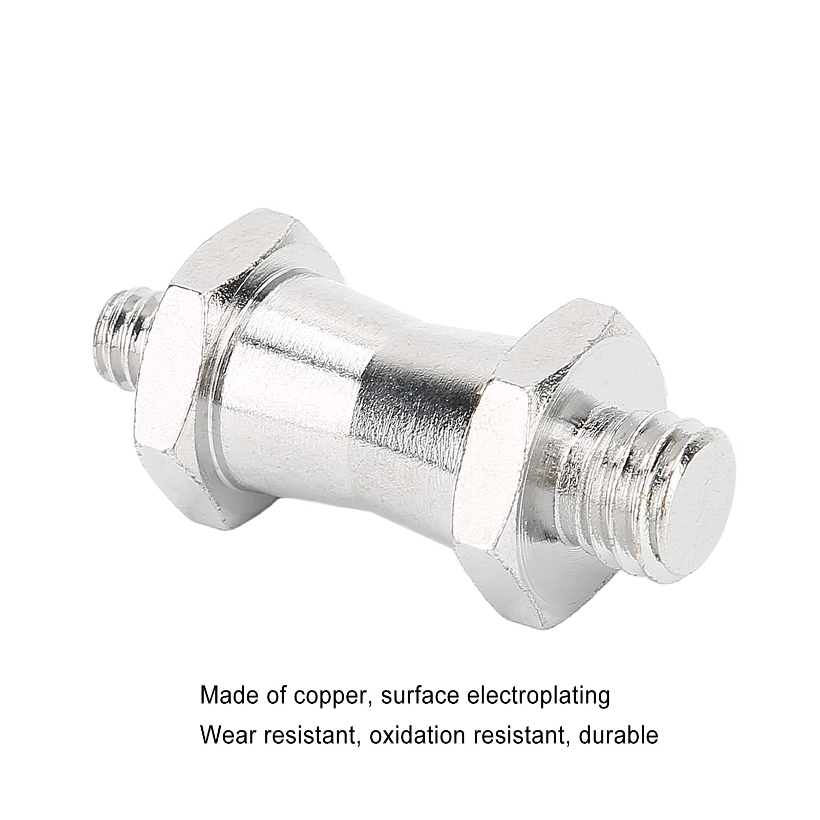 PSOWQ Adattatore Per Treppiede Filettatura Da 1/4 A 3/8 Di Pollice, Adattatore A Doppia Vite Per Treppiede Per Lampada Fotografica,treppiede Per Microfono(Adattatore Filettato Da 3/8 A 1/4 Di Pollice - Foto 14