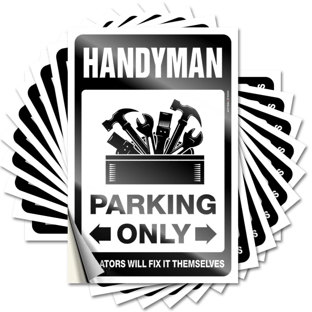 Spicy, Decal Accessories Handyman Parking Only | Bike Rv Camping Accessories(6X9CM)