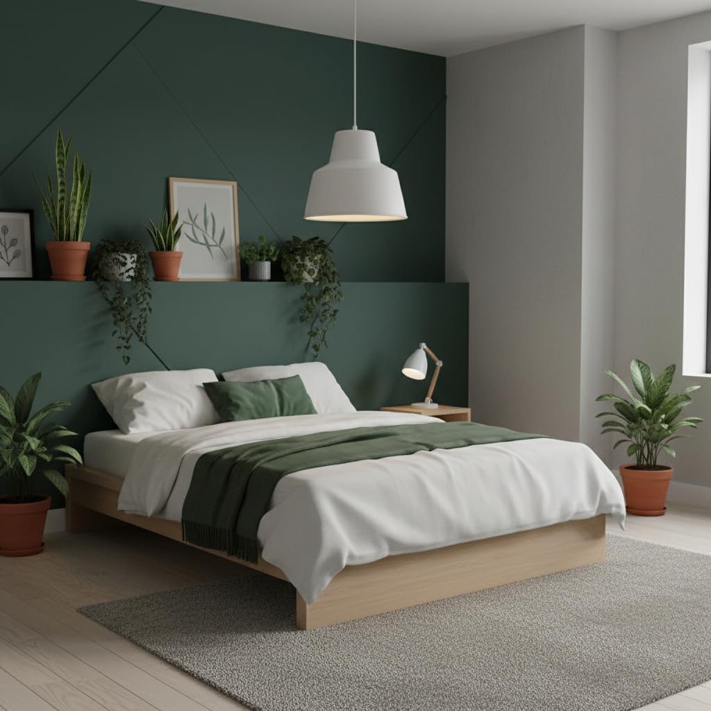 BARCELONA LED Lámpara Colgante Wabi Sabi Grande 30cm Blanca, Diseño Japonés Moderno con Acabado Piedra en Resina, Estilo Industrial Clásico, Casquillo E27