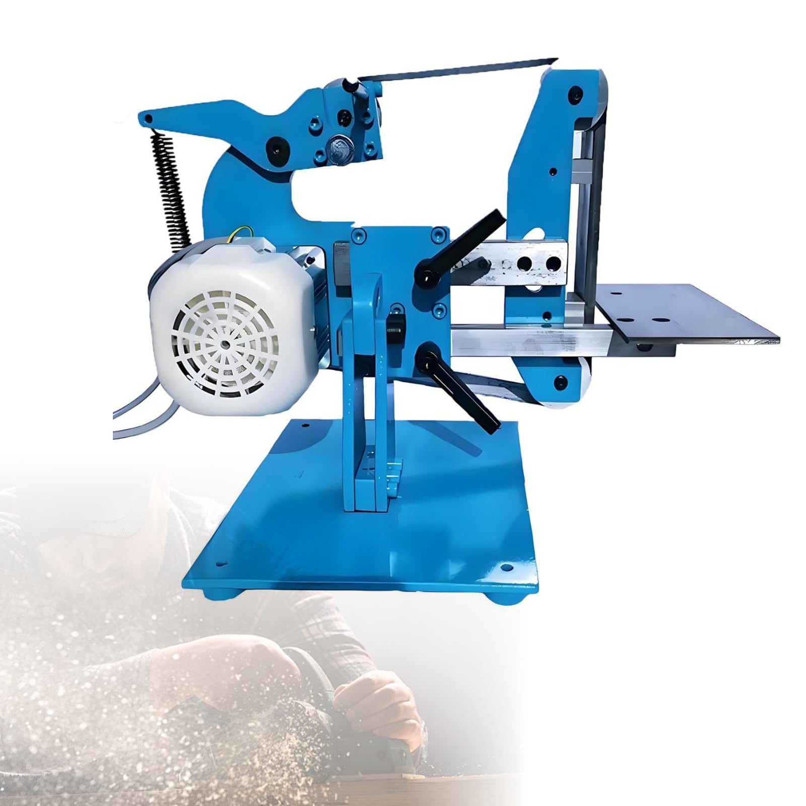 ZHENYUWANG 750W/1100W belt sander, suitable for wood and metal 750w