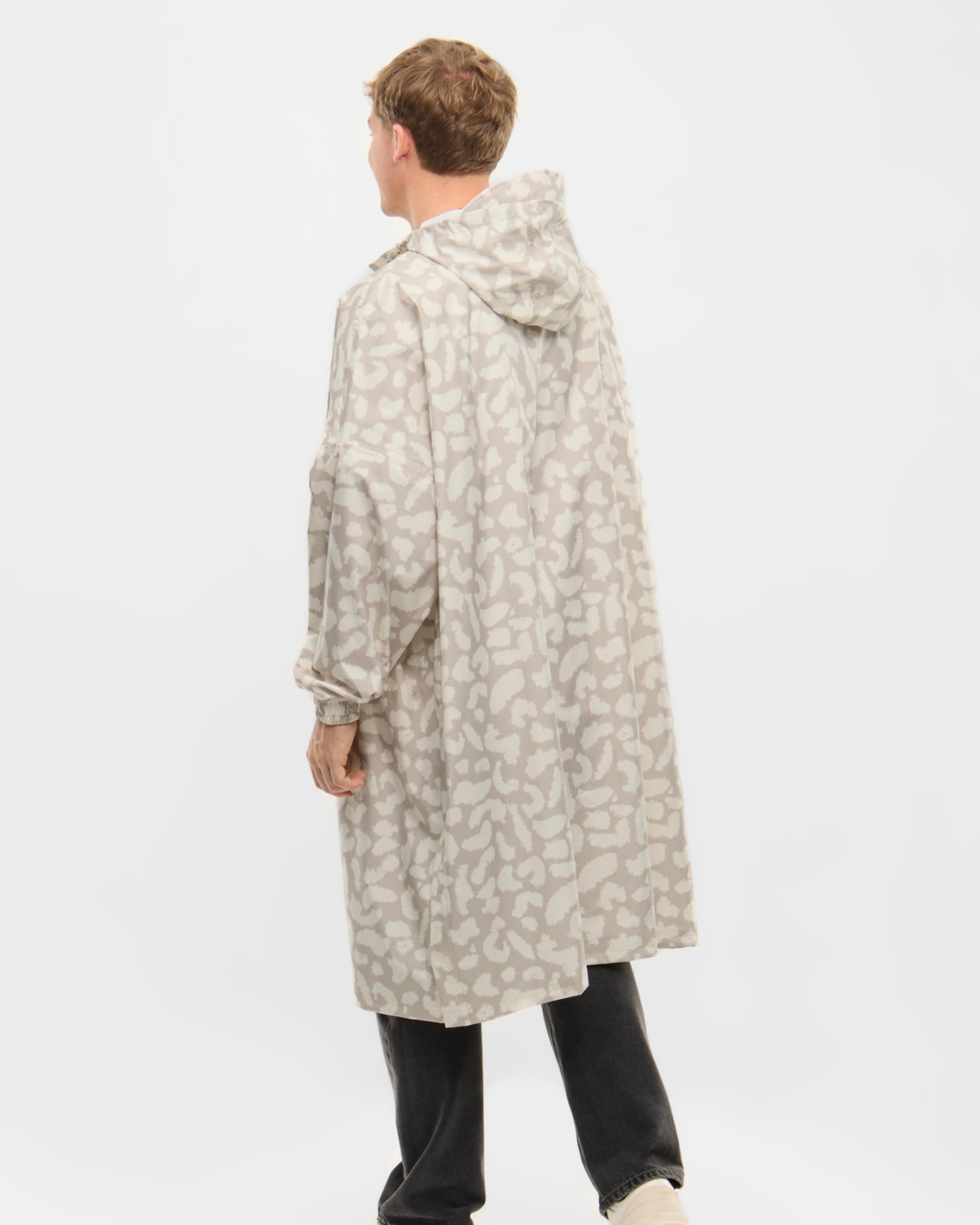 LARKSON Regenponcho Damen Herren Lykke Regenmantel Regencape Wassersäule 10000 mm Wasserdicht Verschweißten Nähten
