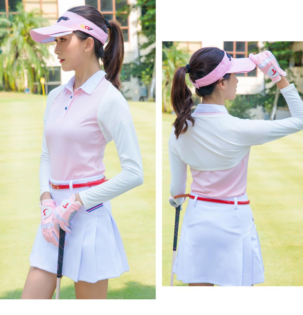 Manga de protección solar UV para mujer ThreeH Golf Riding Driving