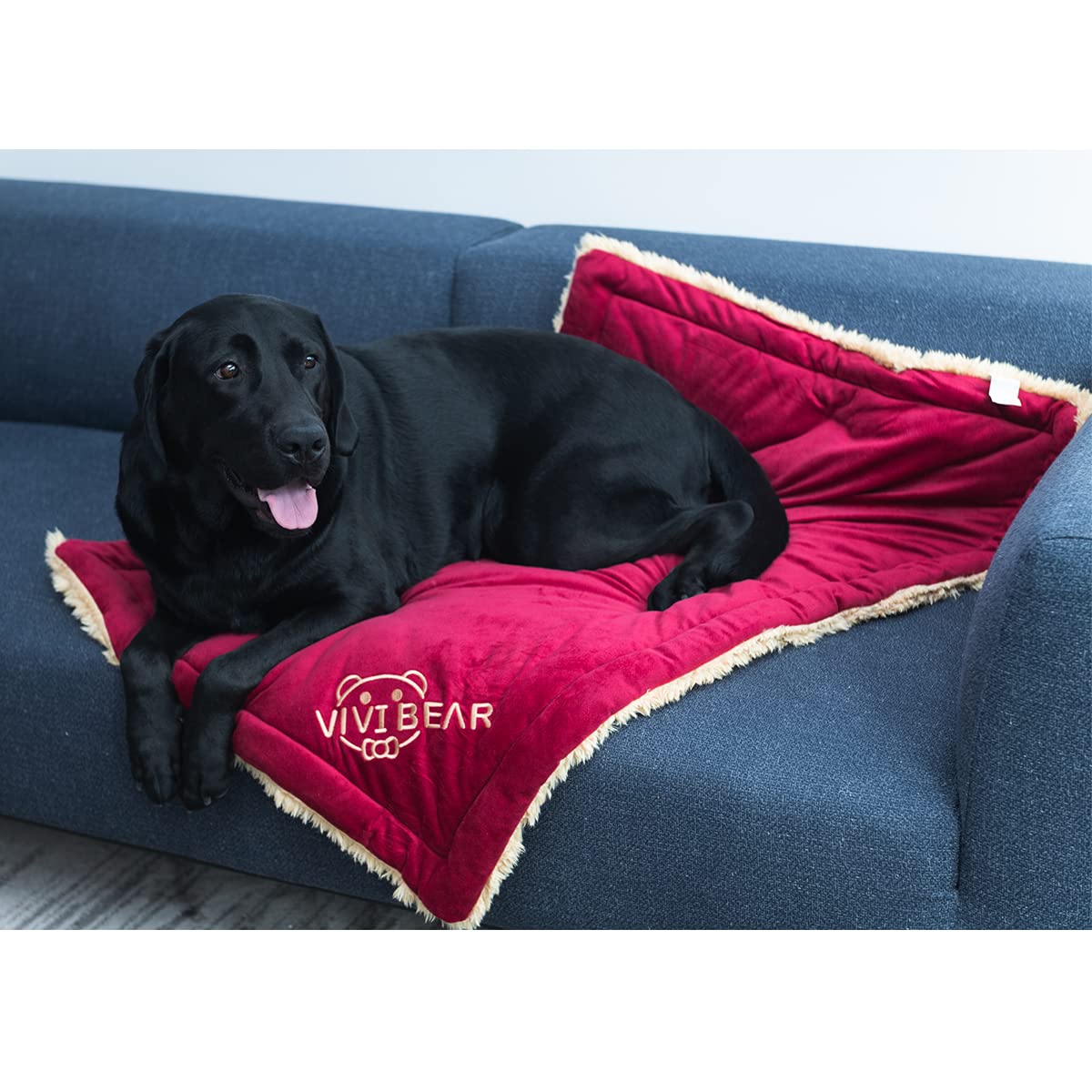Cuscino per Cane Grande reversibile, Materassino per Cani morbido, lavabile Coperta per cani, da viaggio, ideale per esterni, interni, auto, giardino -Viene fornito con un regalo scatola cieca