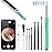Ear Wax Removal, Ear Cleaner with Camera and Light, Ear Wax Removal Kit with 8 Pcs Set, Ear Wax Removal Tool Camera with 1080P, Ear Cleaning Kit with 6 Spoons, Ear Camera for iOS & Android (Green)