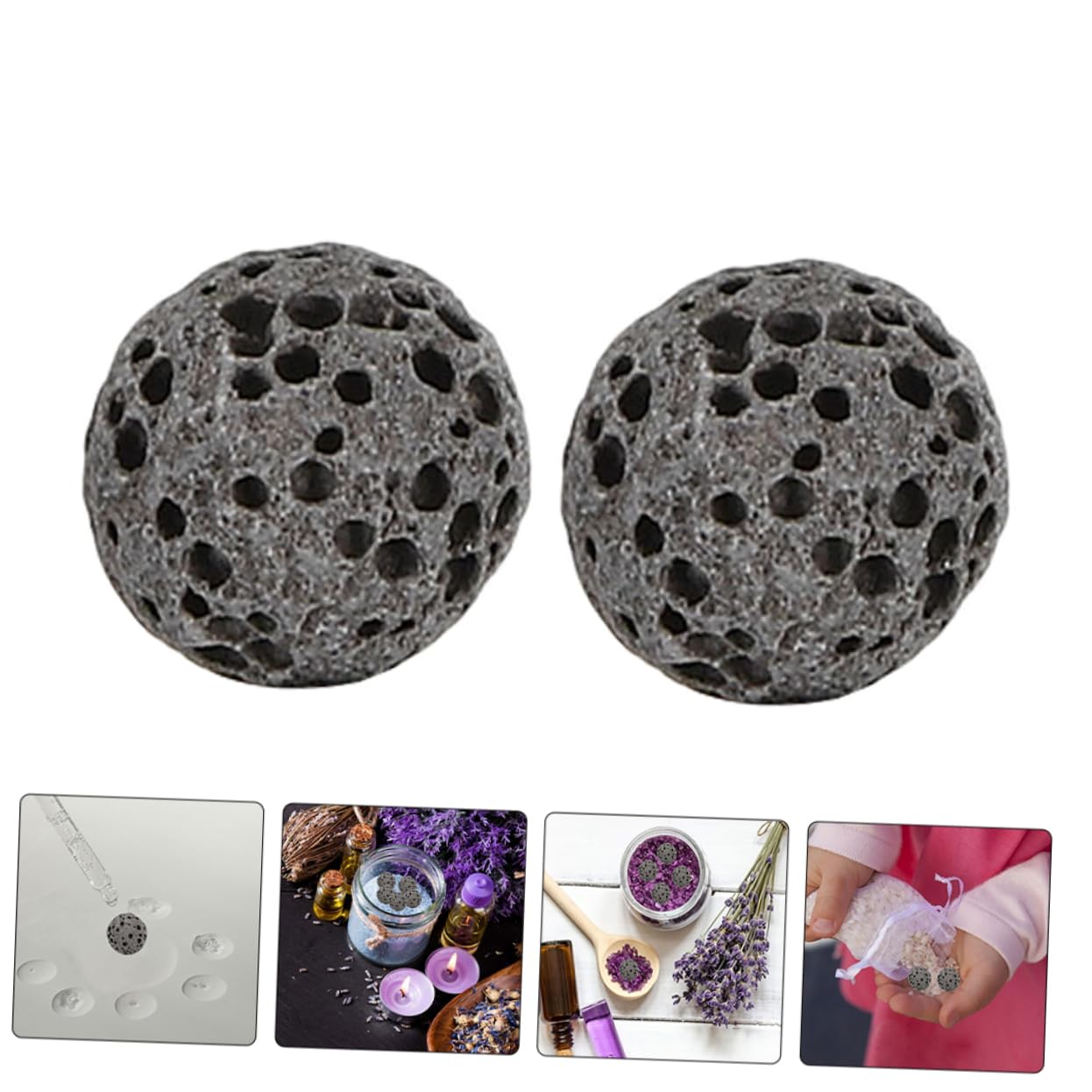 iplusmile 165stücke Teiliges Aromatherapie Diffuser Aus Vulkanischen Steinen Dekorative Duftsteine Für Ätherische Öle Für Auto Büro Und Zuhause Elegantes Design Für Entspannende