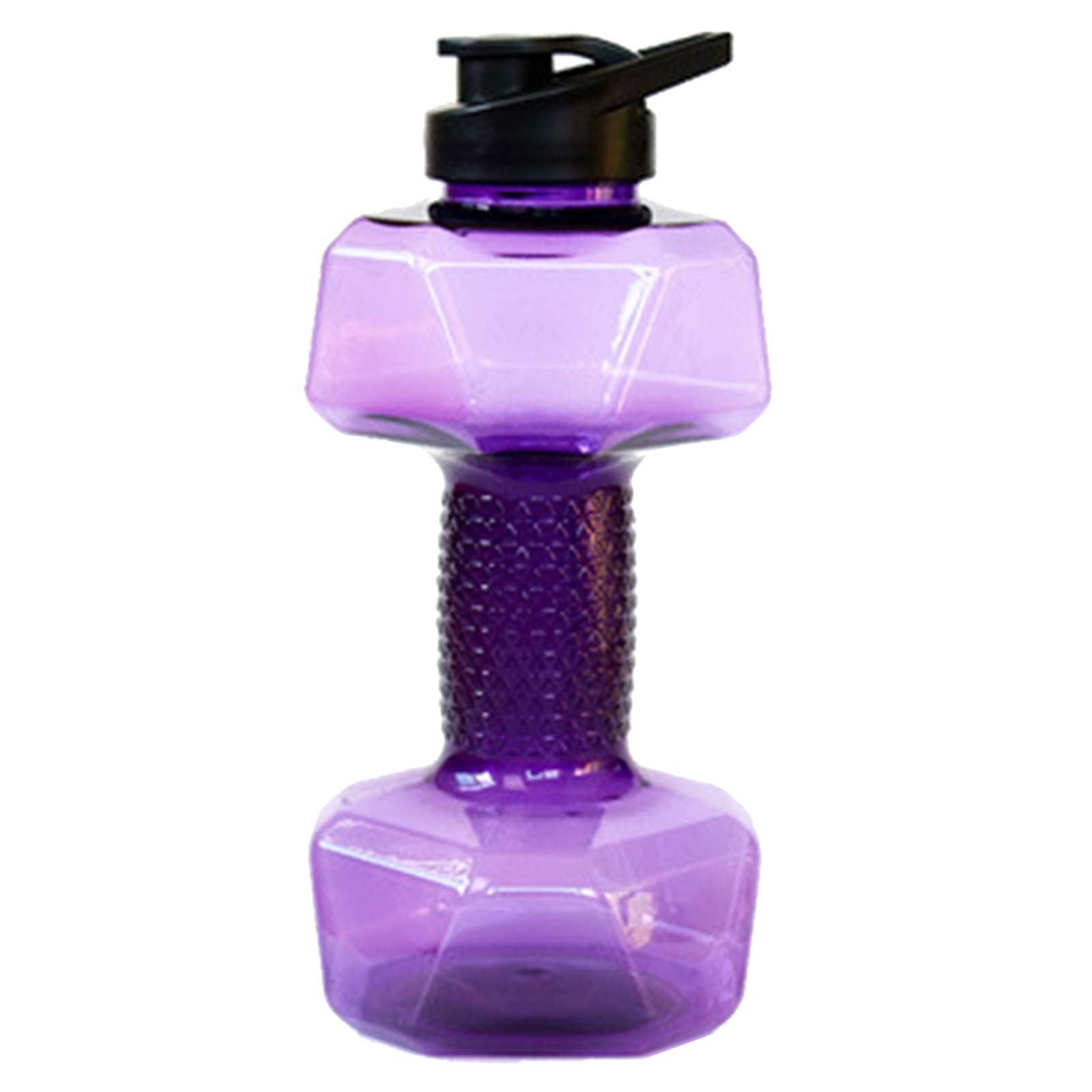 Geardeangloow Fitness Dumbbells Weight Strong Water Drinks Bottle 1500ml Purple