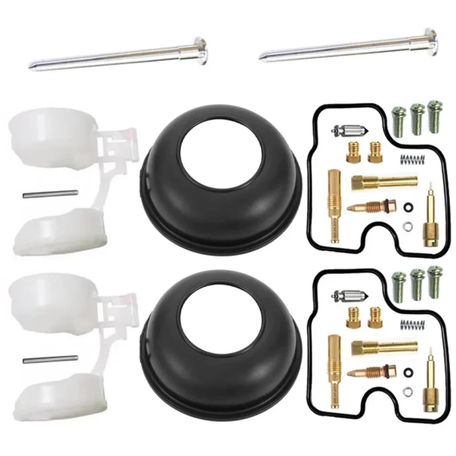 Kit Carburador Repuesto Kit De Reparación Carburador Para 125 Para Varadero XL125V XL125 Para 125cc Kit De Reparación De Carburador Para Motocicleta: Émbolo, Flotador Y Diafragma(F Style)