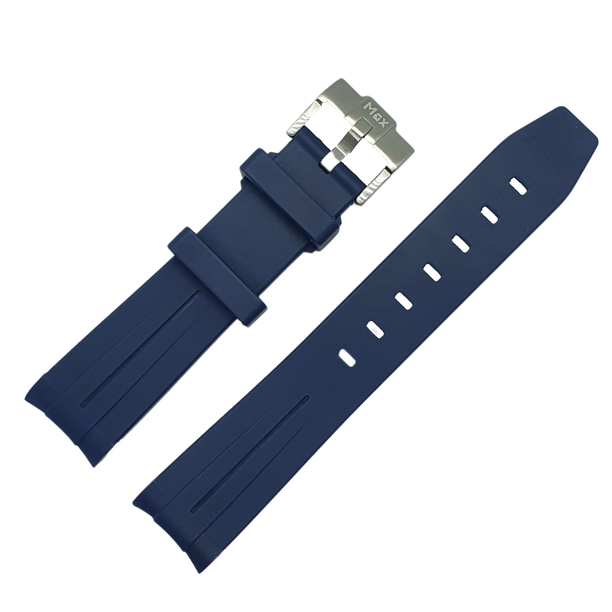 MAXCurved End TPU Replacement Watch Strap - Choose Colour - 20mm, 21mm, 22mm