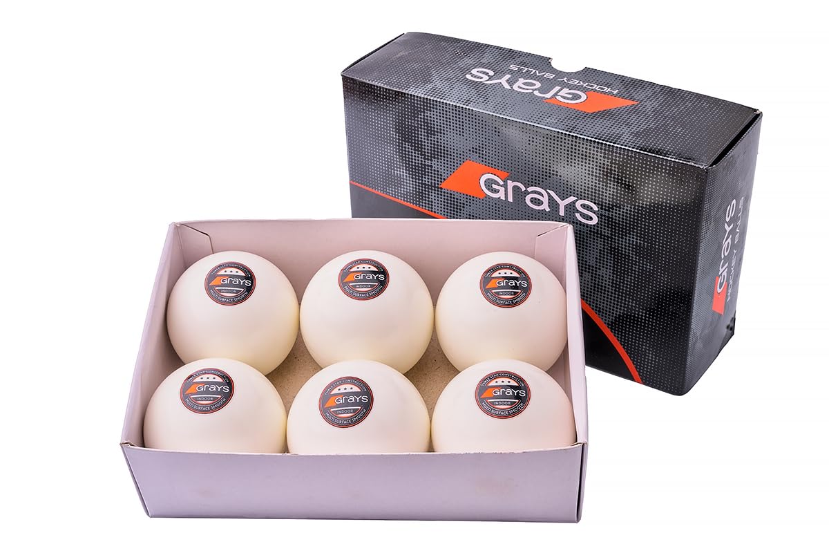 6 Bolas Hockey Indoor Grays