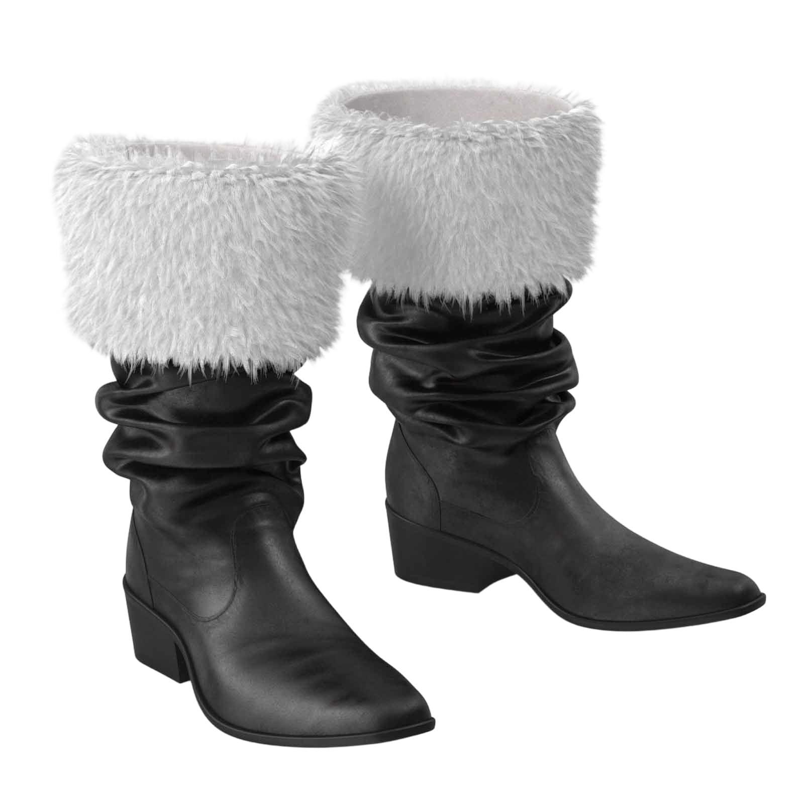 Generisch Stivaletti da donna alla moda per l'inverno, stile coppia, tinta unita, altezza media, comodi e casual, suola resistente