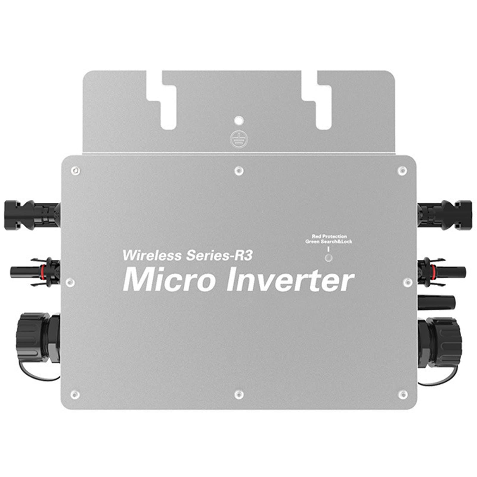 Inverter Di Rete,Micro Inverter Solare 600/700W,IP65 Impermeabile Controllo Wifi Autoraffreddamento 120/230V Identificazione Automatica Inverter,Micro Inverter Per Pannelli Solari,600W