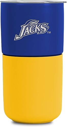 Miniatura 28 de Rico Industries NCAA Miami of Ohio Redhawks - Vaso de cerámica de 16 onzas con agarre de silicona, grabado láser profundo, diseño de color negro