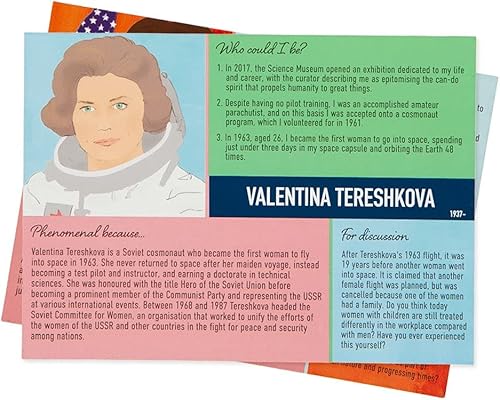 Miniatura 4 de Talking Tables Juego de conversación de mujeres fenomenales con tarjetas de preguntas que invitan a la reflexión  para después de la cena, regalos