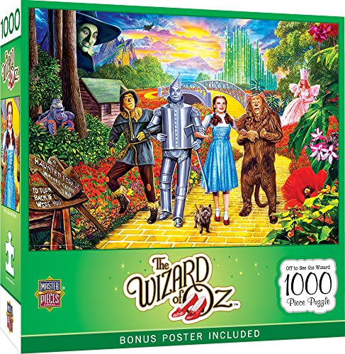 MasterPieces 1000 Piece Jigsaw Puzzle for Adults, Family, or Youth - Off To See The Wizard - 19.25
