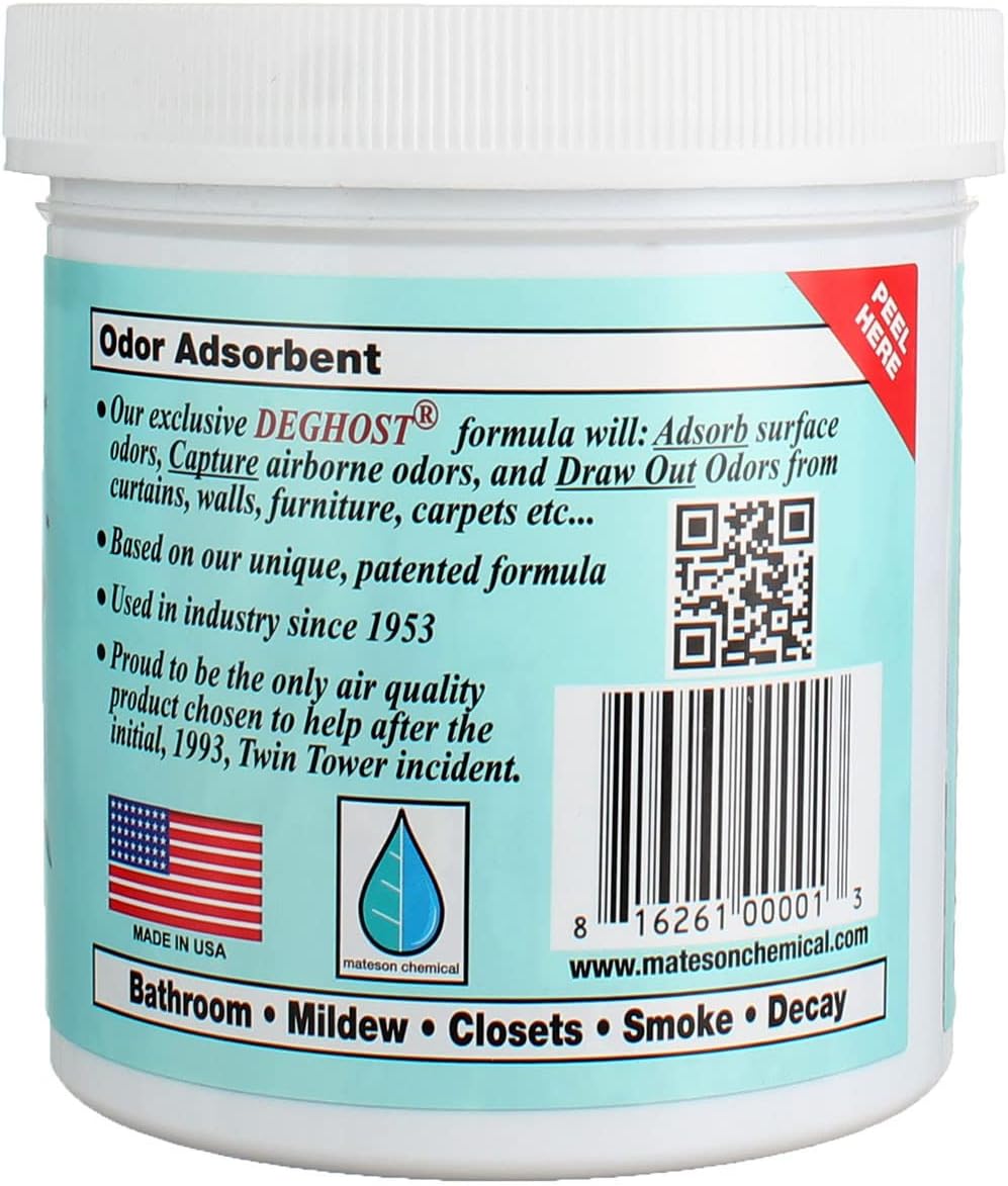 The Original Bad Air Sponge with Activated Charcoal- All Purpose Odor Neutralizer & Eliminator, 14oz (Pack of 12)