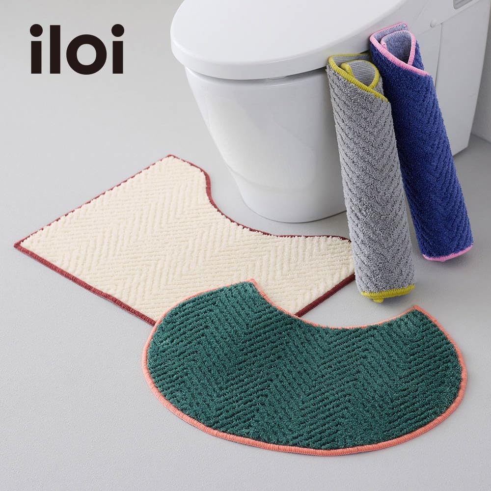 Amazon｜[ベルメゾン] トイレマット iloi抗菌防臭 北欧スタイル ミニ