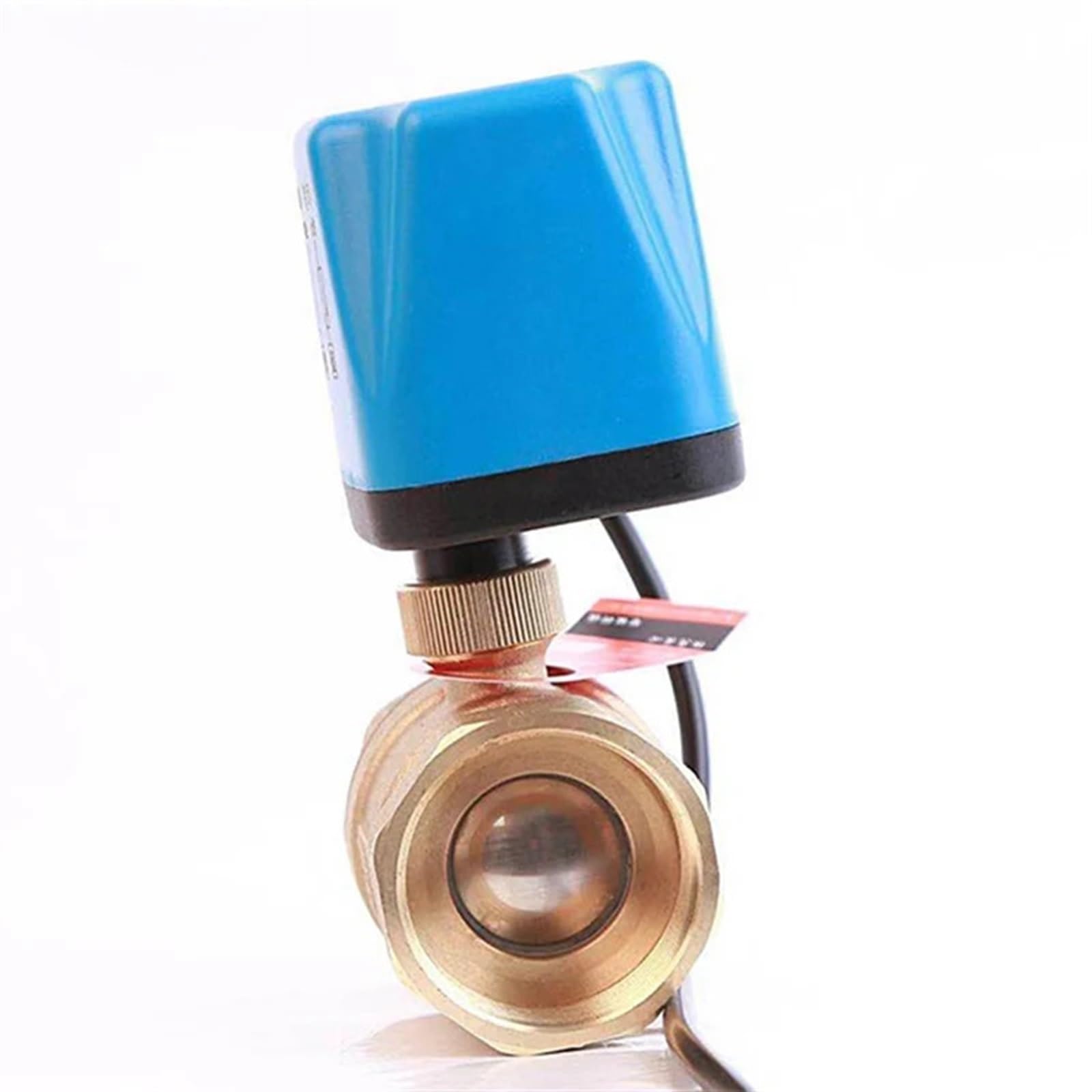 HYUJNAFZR 1/2" 3/4" 1" Normally Closed/Open Motorized Ball Valve 220V 12V 24V 2-Wire Brass Electric Ball Valve Replace Solenoid Valve(110VAC-NORMALLY CLOSED,DN32)