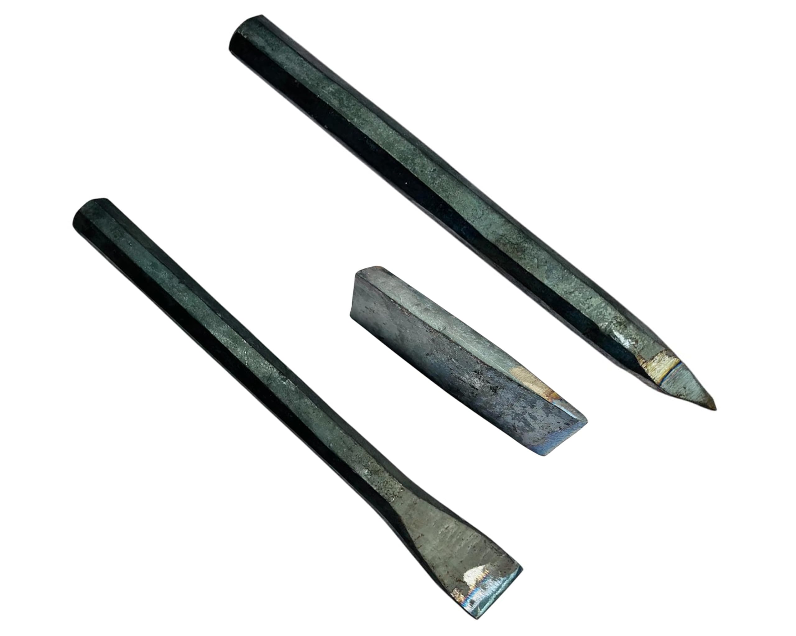 Q8 TWINKLE Iron Leaf Chisel Combo | Flat-Point-Punch Chisel | Koth Uli | Construction Hand Tool - (Set of 3)-picture-11